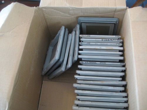 Lot of 24 smt printed circuit board pcb stencil frames roughly 5&#034; x 5&#034; for sale