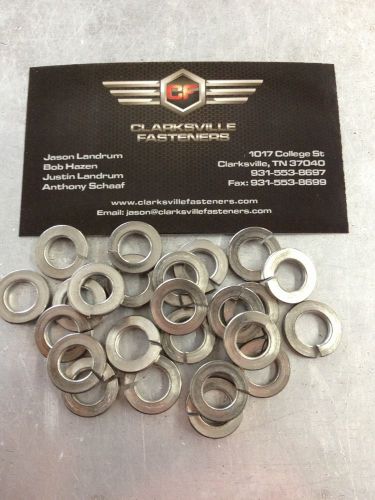 Stainless steel medium split lock washers 5/16&#034; qty 25 for sale