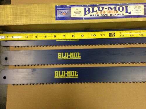 10PCS- 21&#034; X 1-3/4&#034; X .088 X 3T POWER HACK SAW BLADES BLU-MOL #1783M