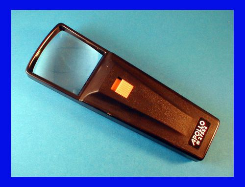 Apollo 27552 1-1/2&#034; inch  illuminated handheld square magnifier hand held pocket for sale