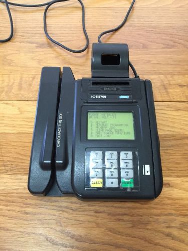 Hypercom ICE 5700 Plus Terminal + Check reader  + Smart Card reader