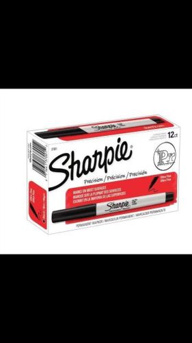 Sharpie 37001 Ultra Fine Point Permanent Markers, Black (Box of 12)