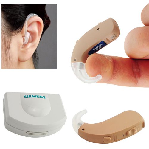 SIEMENS HIGH-POWER DIGITAL BEHIND-THE-EAR MINI SIZE BTE HEARING AID TOUCHING