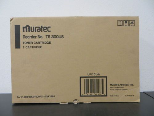 Genuine Muratec TS300US TS-300 US Black Laser Toner Fax Cartridge F-300 MFX-1330