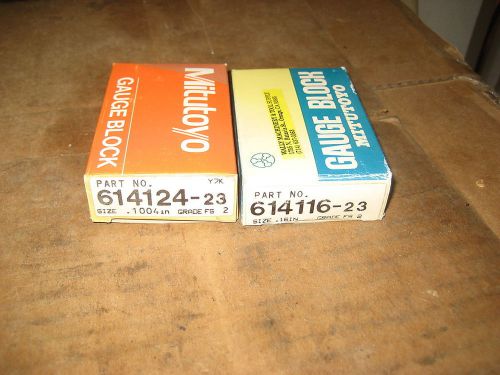 MITUTOYO 614116/614124 GAGE BLOCKS (LW0723-1)