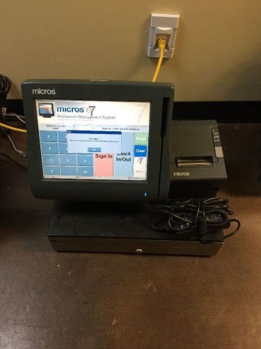 Micros E7 Model #400714-001 Workstation 4LX