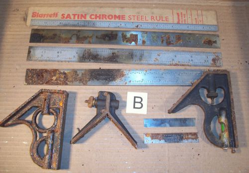 Starrett Brown &amp; Sharpe Combination Square Rule Machinist Lathe Tool Die Maker