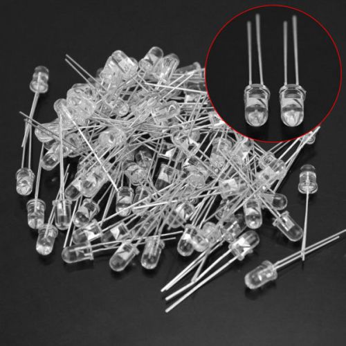 100pcs Diameter 5mm Infrared IR LED Light Emitting Diodes Wavelength 940nm