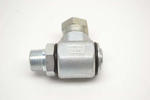 NEW PARKER STEEL 3/4 IN NPT 90 DEGREE PIPE FITTING SWIVEL JOINT B485480