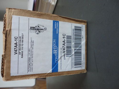 Johnson controls v47aa-1c water regulating valve, 2 way, 3/8 in for sale