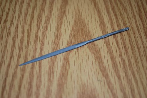 GROBET-VALLORBE ( CUT: 0 ) &#034;SWISS&#034; NEEDLE FILE  ( STYLE: MARKING ) 4&#034; LG.