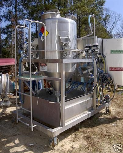 Hydrogen Peroxide Dosing Skid w/Tank Mixer, Valves etc