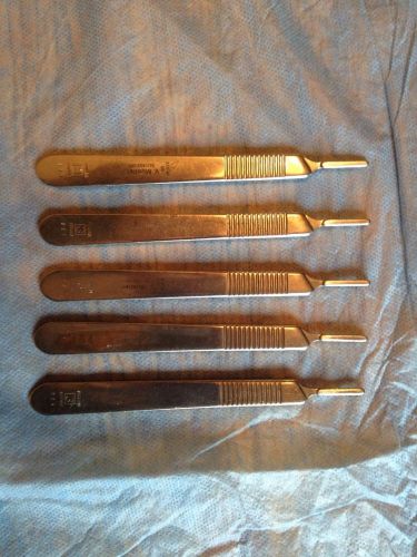 Lot of 5 V. Mueller Number 3 Knife Handles SU1403-001