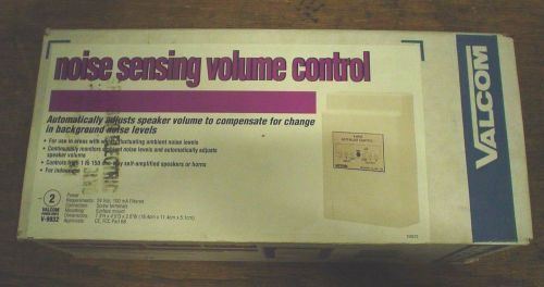 NIB Valcom noise sensing volume control V-9932 -60 day warranty