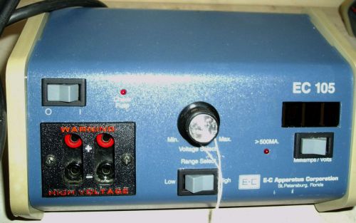 EC Apparatus EC-105 Electrophoresis Power Supply Fully Tested Guaranteed     lsq