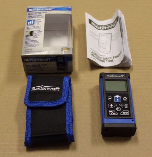 Mastercraft laser distance finder measuring tool 057-4585-0