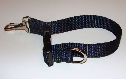 Sav-A-Jake Firefighter Glove Strap - Quick Release Clip - Navy Blue