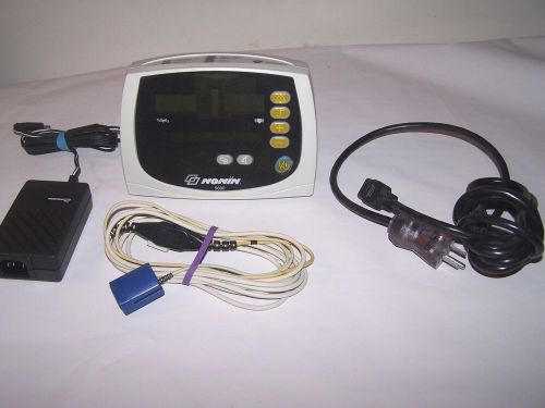 NONIN DIGITAL PULSE OXIMETER AVANT 9600 TABLETOP MODEL WITH INSTRUCTION MANUAL