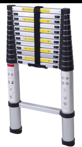 EN131 Multi Purpose 12.5ft Aluminum Telescoping Telescopic Extension Ladder Tall