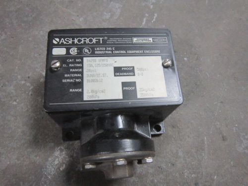 Ashcroft b429b xfmfs pressure switch,30psi range,500psi proof for sale