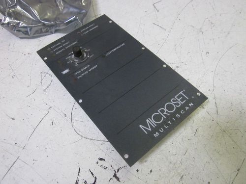 MICROSET MULTISCAN 100057 TEMPERATURE CONTROL (AS PICTURED) *USED*