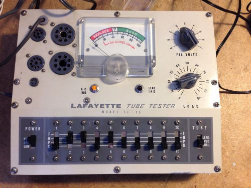 LAFAYETTE TE-15 TUBE TESTER FOR REPAIR