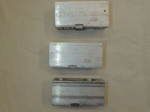 Set of three abbott 15mda aluminum chuck jaws for sale