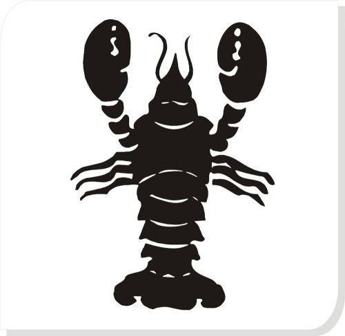 boxer lobster car vinyl sticker decals truck window bumper #89