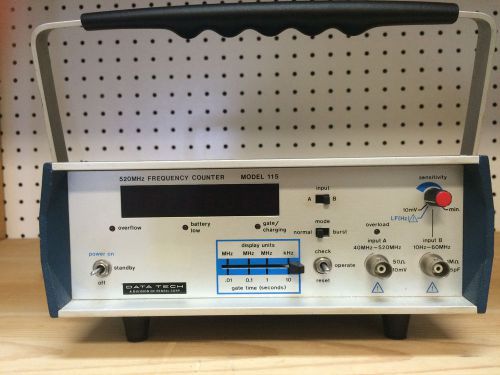 DATA TECH 115 520 MHz Frequency Counter