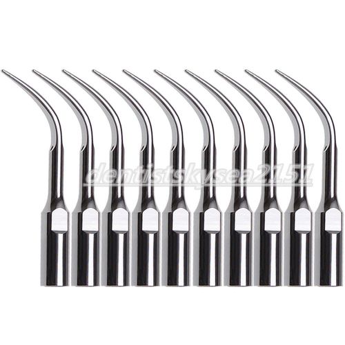 10pcs Dental Piezo Scaling Tips GD4 Ultrasonic Scaler fit DTE Satelec M-Point