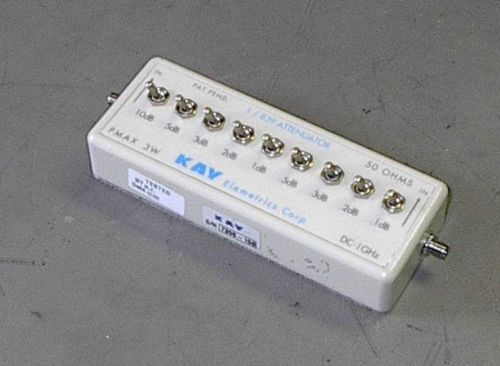 Kay Elemetrics 1/839 Attenuator 50 OHMS, 3 Watts max, 0 -19.5db in .1db steps