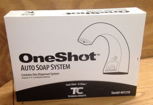 Nib (lot of 2) tc one shot auto soap dispenser system #401310 automatic chrome~~ for sale