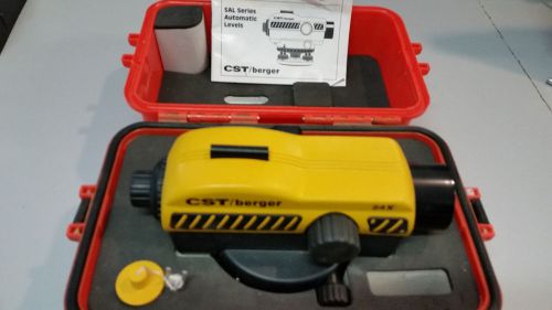 CST berger  24X AUTOMATIC OPTICAL LASER LEVEL w/ CASE &amp; MANUAL