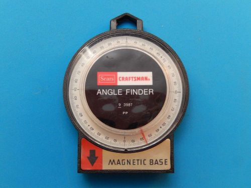 VINTAGE CRAFTSMAN ANGLE FINDER/ MAGNETIC BASE NO.9 3987