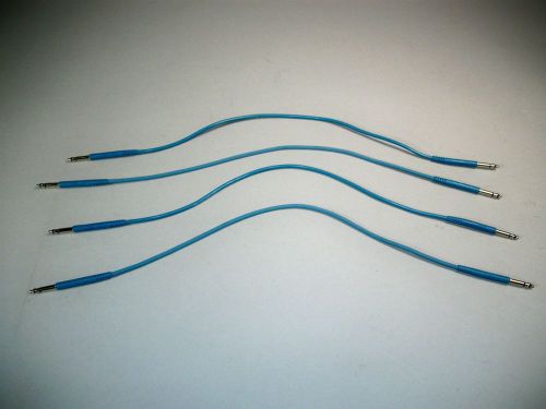 Telect Single Bantam Patch Cord PJ777B 13&#034; - Used - Lot of 4 pcs