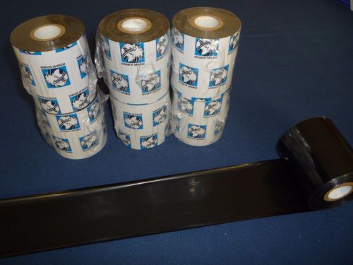 6 Rolls THERMAL TRANFER RIBBON,  DATAMAX 3&#034;x1181&#039;   Ribbon Black Prime