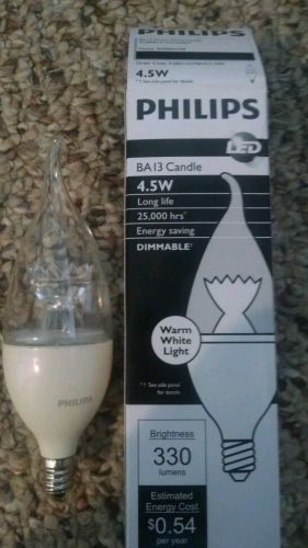 PHILIPS 435164 LED Lamp, BA13, 4.5W, 2700K