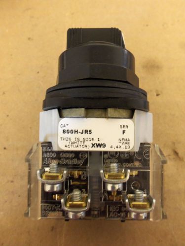 AB Allen Bradley Selector Switch 800H-JR5 800HJR5  series F