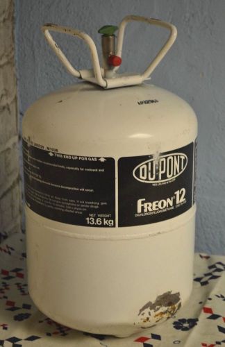 DUPONT FREON 12 R12 REFRIGERANT 16lbs/14oz Proper storage GUARANTEED SHIPS 48!