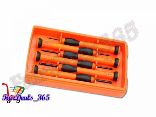 PRECISION 6 PCS SCREW DRIVER SET CONTAINING FLAT 1.4MM, 2.0MM TIP 2.4MM, 3.0MM