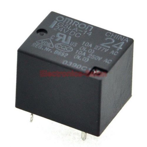 20x OMRON SPDT 10A Power Relay, G5LA-14 24VDC, PCB Mount.