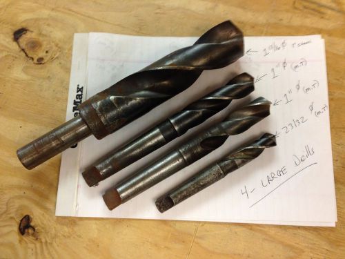 MACHINIST LOT OF DRILLS,ENGINE LATHE,NICE DRILLS