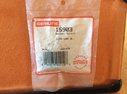 15903 Gemline Rocker Switch. New