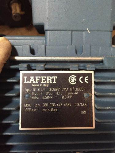 LAFERT MOTOR 318597 TYPE ST71L4