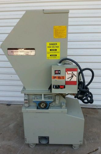 SEM Model 2 Security Disintegrator Paper Shredder Chopper Chipper - 3 Phase 5hp