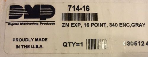 DMP 714-16 16 point zone expander including DMP 340 gray enclosure box  NEW