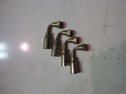 Lot of 4 weatherhead 06u-76p hydraulic fitting british standard for sale