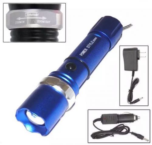 Sale 200 Watt Cree Led Recharable Flashlight Bw8202Bl Power Outdoor Camping New