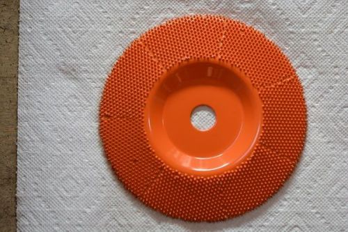 Sanding disc’s (flat face)) sd7125 7/8 bore orange ex-coarse 7 inch diameter for sale