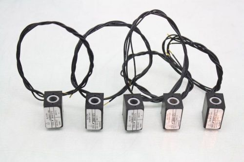 Lot of 5 Alkon 26A01072 Solenoid Coils / 24VDC